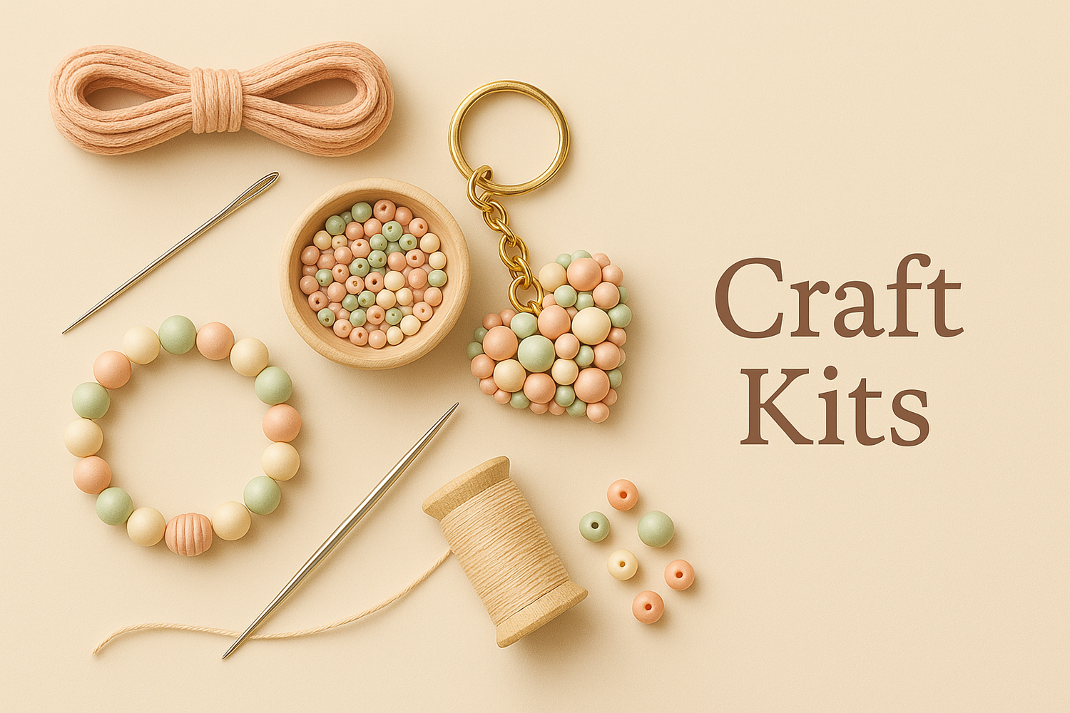 DIY beading craft kit with Preciosa beads and accessories
