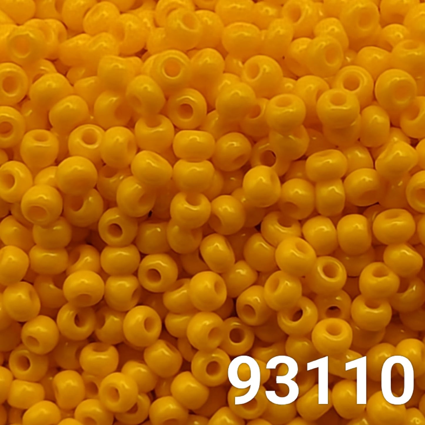 Opaque Light Orange Czech seed beads 10/0 – code 93110