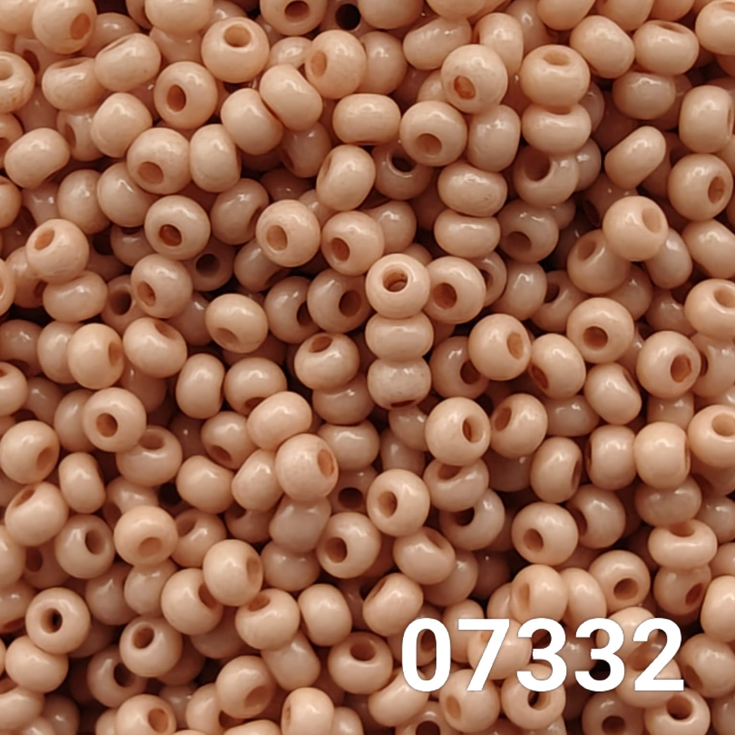 Preciosa Czech seed beads 10/0 Opaque Rose Terra colour 07332