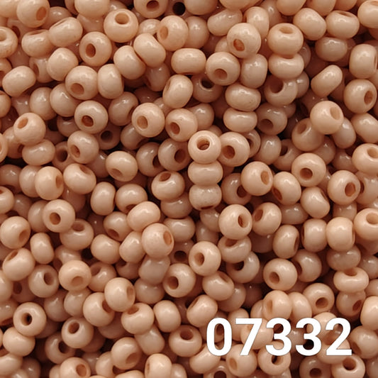 Preciosa Czech seed beads 10/0 Opaque Rose Terra colour 07332