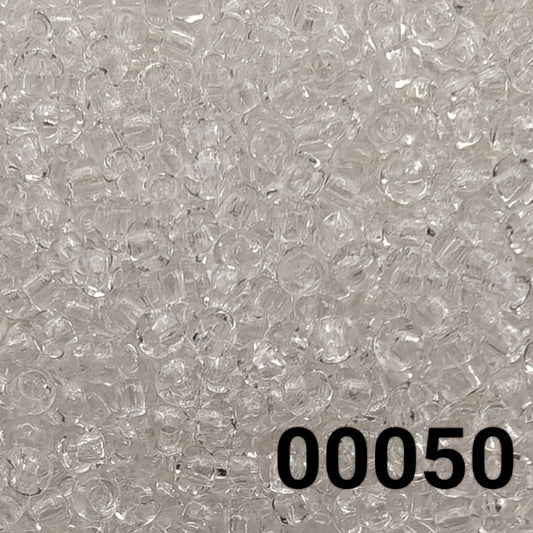 Czech Seed Beads, 10/0 – Transparent Crystal