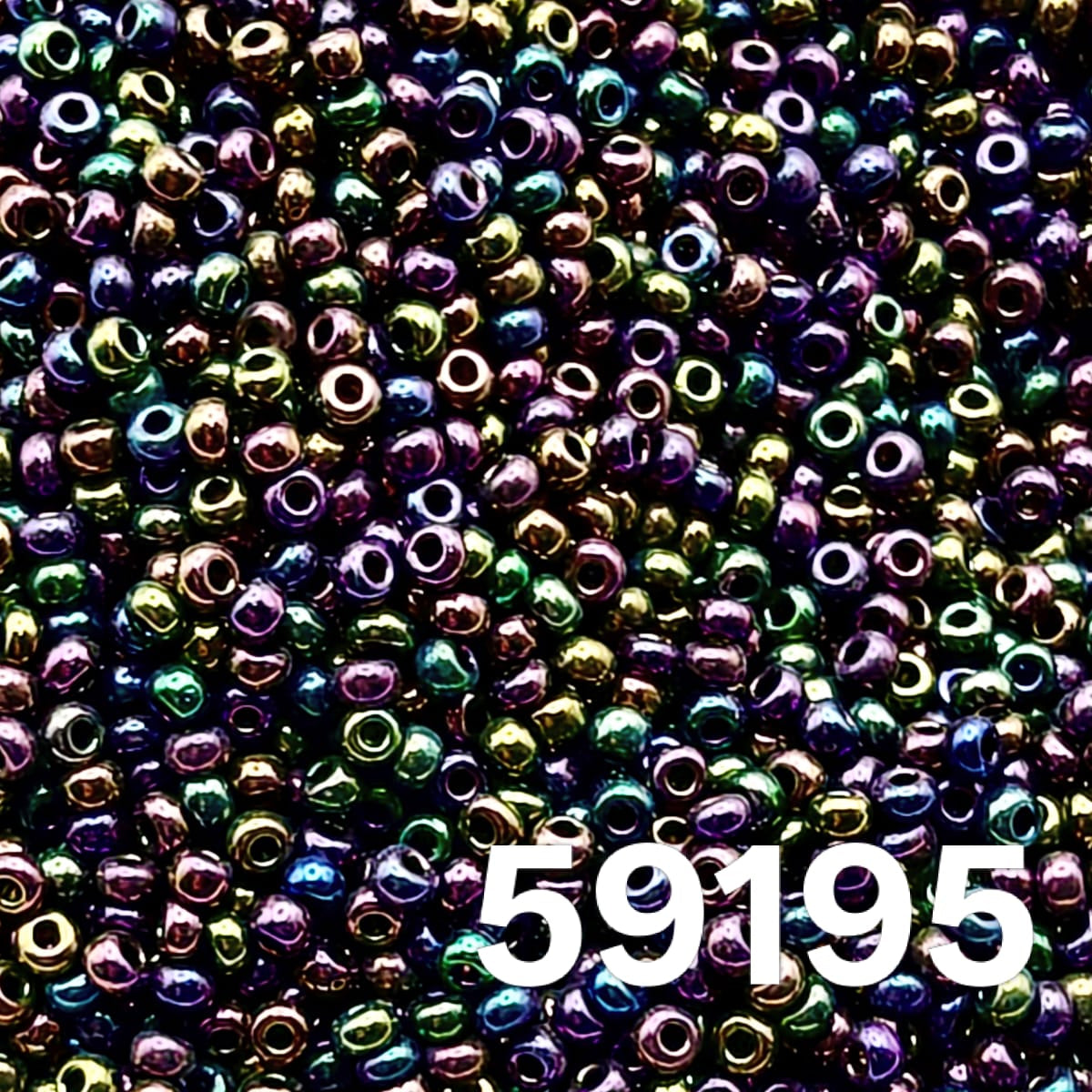 Czech Seed Beads, 10/0 – Iris Purple