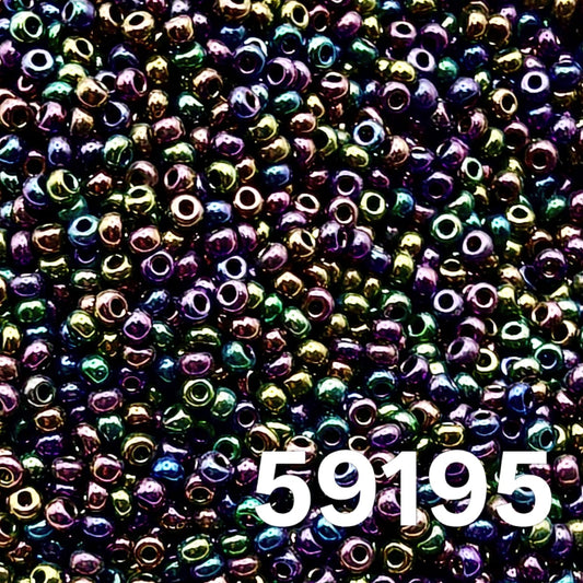 Czech Seed Beads, 10/0 – Iris Purple