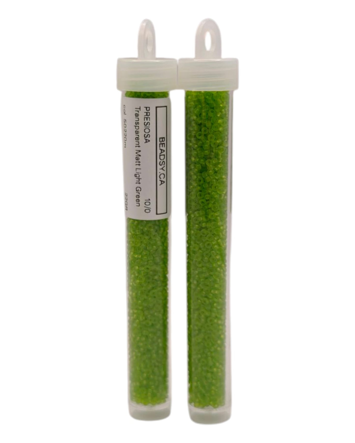 Preciosa 10/0 Transparent Matte Light Green 50220m