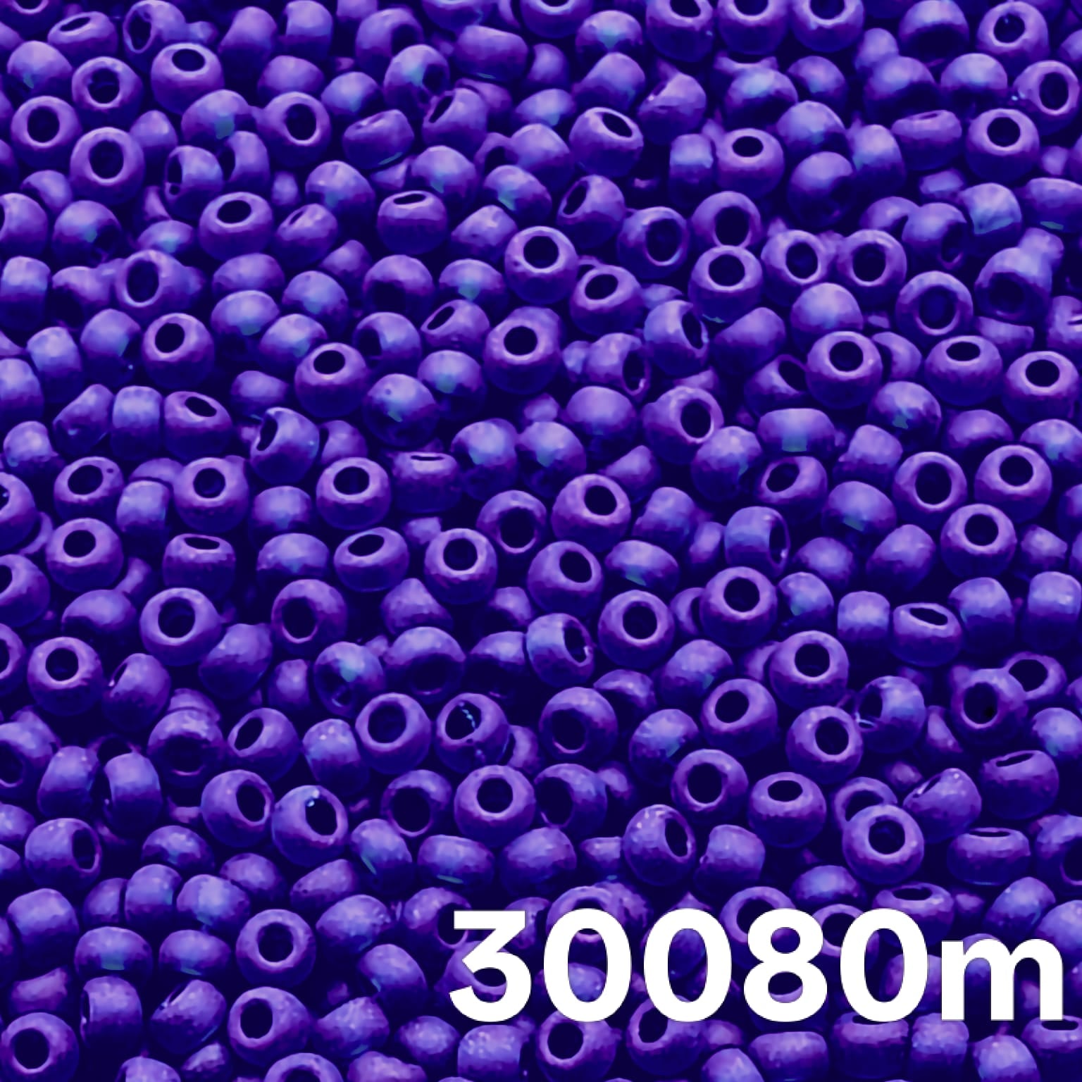 Preciosa 10/0 Transparent Matte Sapphire 30080 seed beads