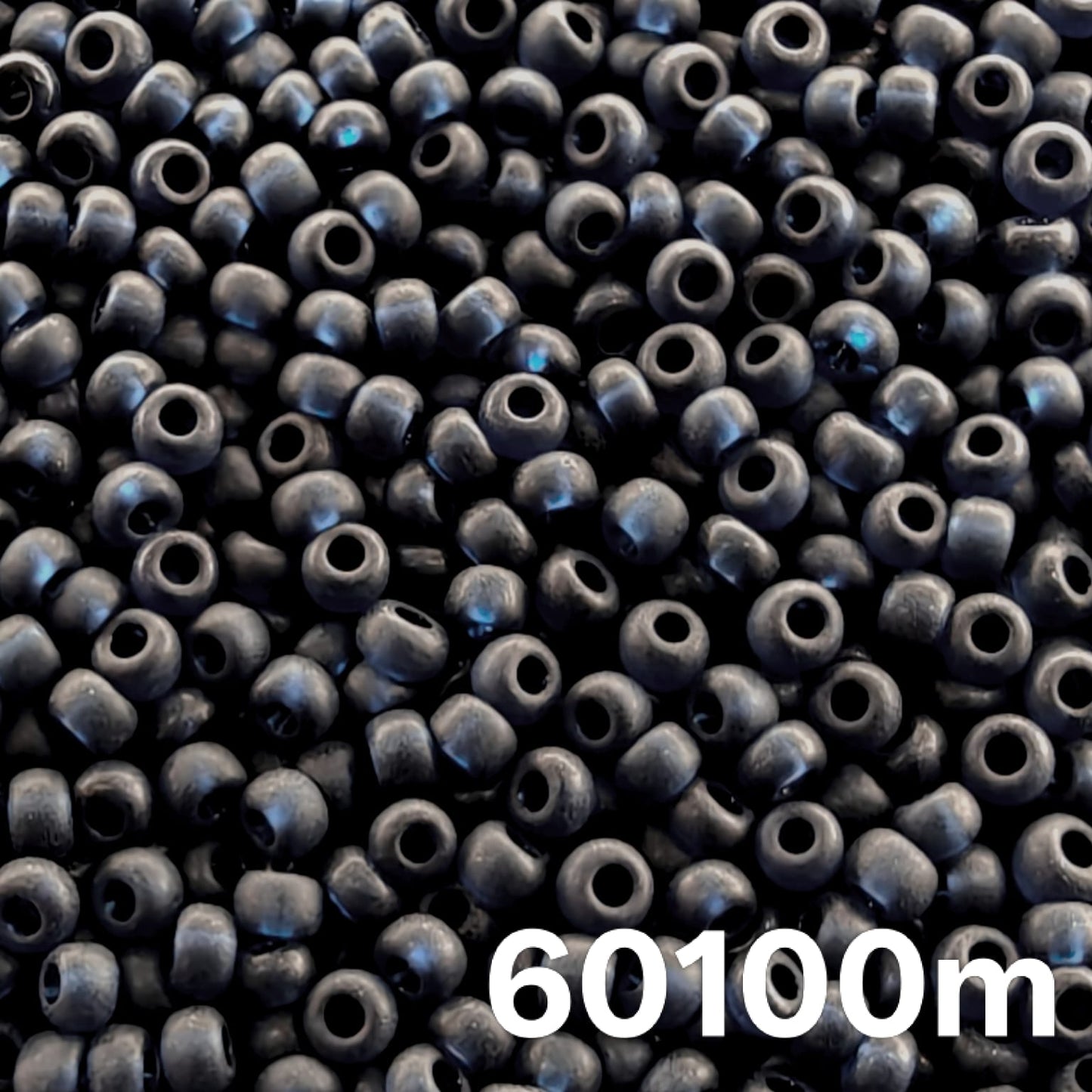 Preciosa 10/0 seed beads, Transparent Matte Montana Blue 60100m