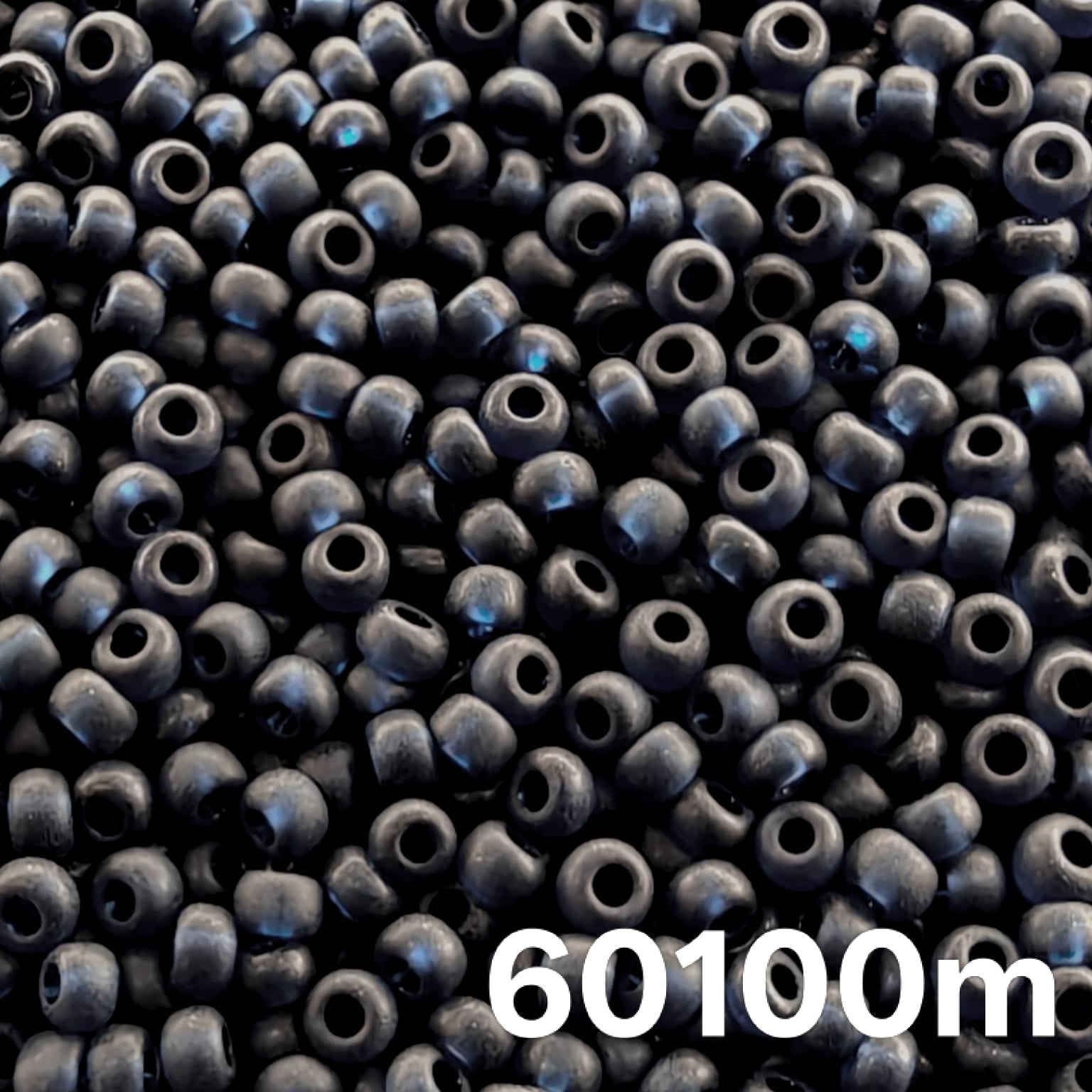 Preciosa 10/0 seed beads, Transparent Matte Montana Blue 60100m