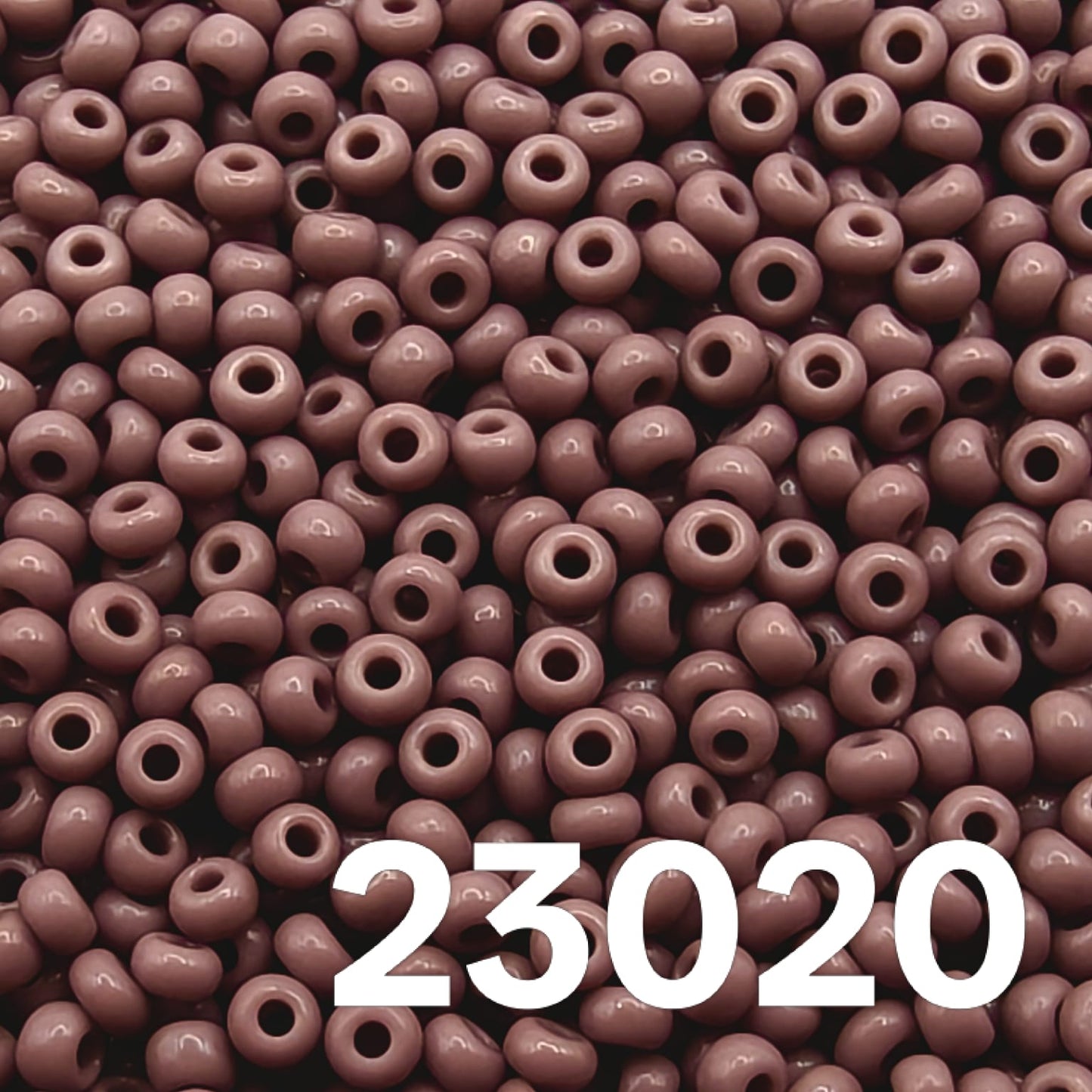 Preciosa Czech seed beads 10/0 opaque mauve 2302