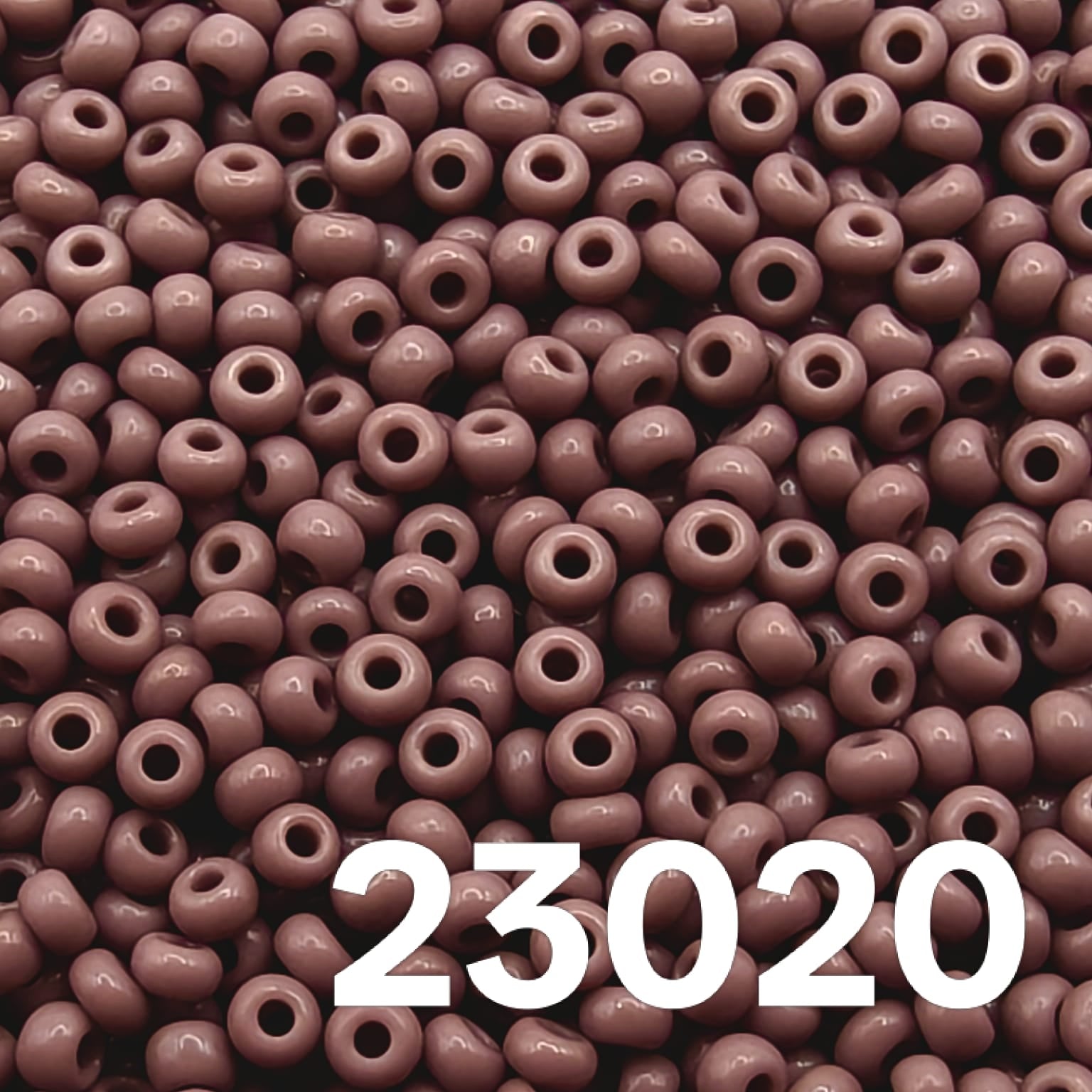 Preciosa Czech seed beads 10/0 opaque mauve 2302
