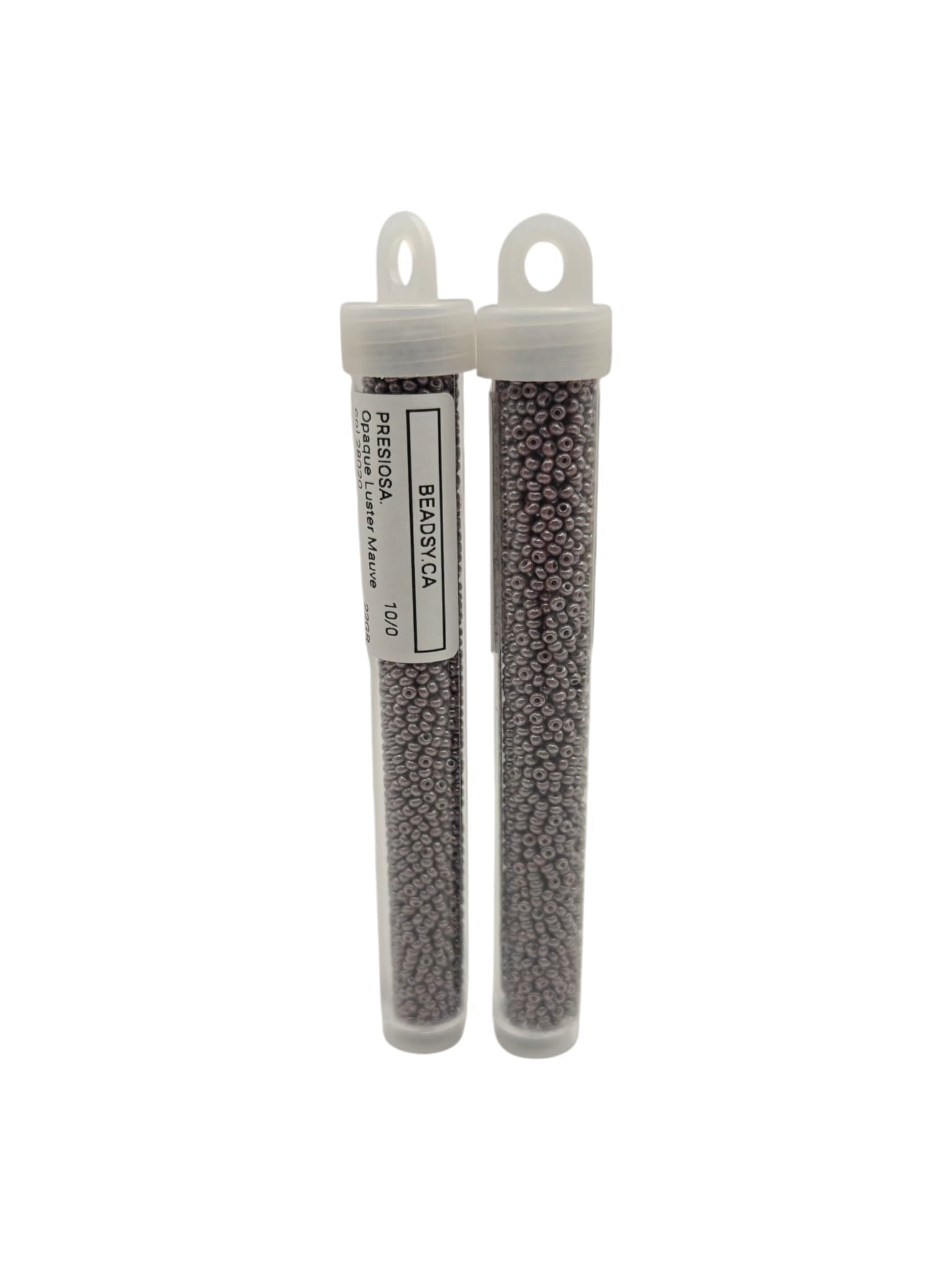 Preciosa beads in original packaging – Opaque Luster Mauve (28020)