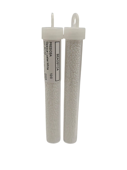 Two cylindrical filters with visible branding on a white background