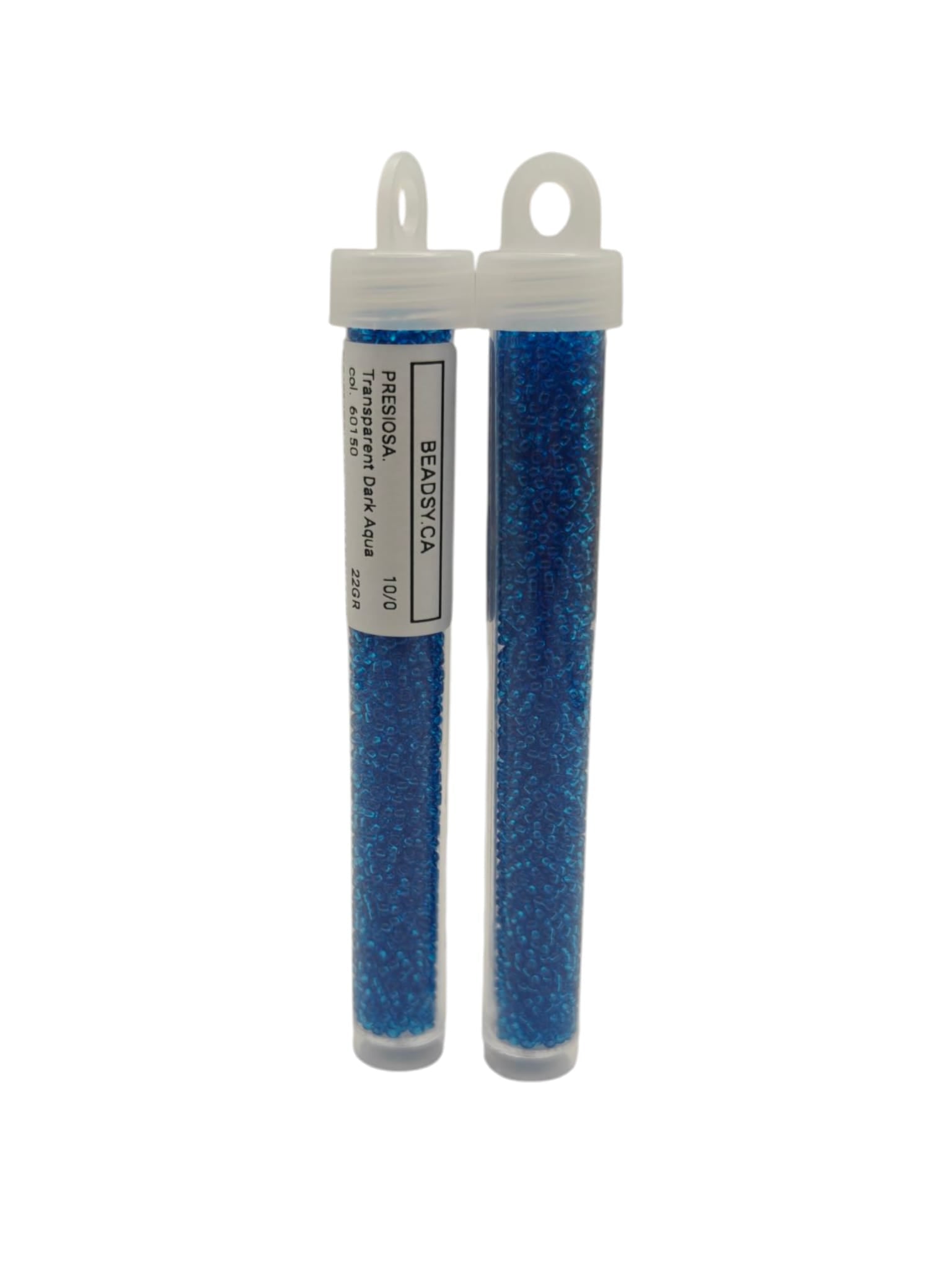 Beadsy Canada transparent aqua blue seed beads for jewelry making and crafts